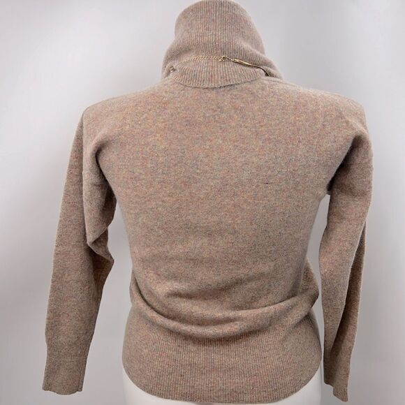 Jeane Pierre long sleeve lambswool angora rabbit turtleneck sweater - Picture 4 of 5